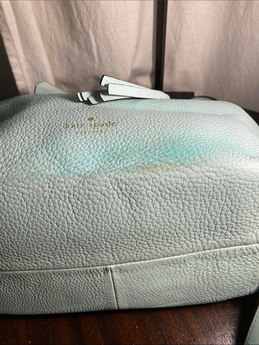 Kate spade Leather Drawstring Bucket Bag